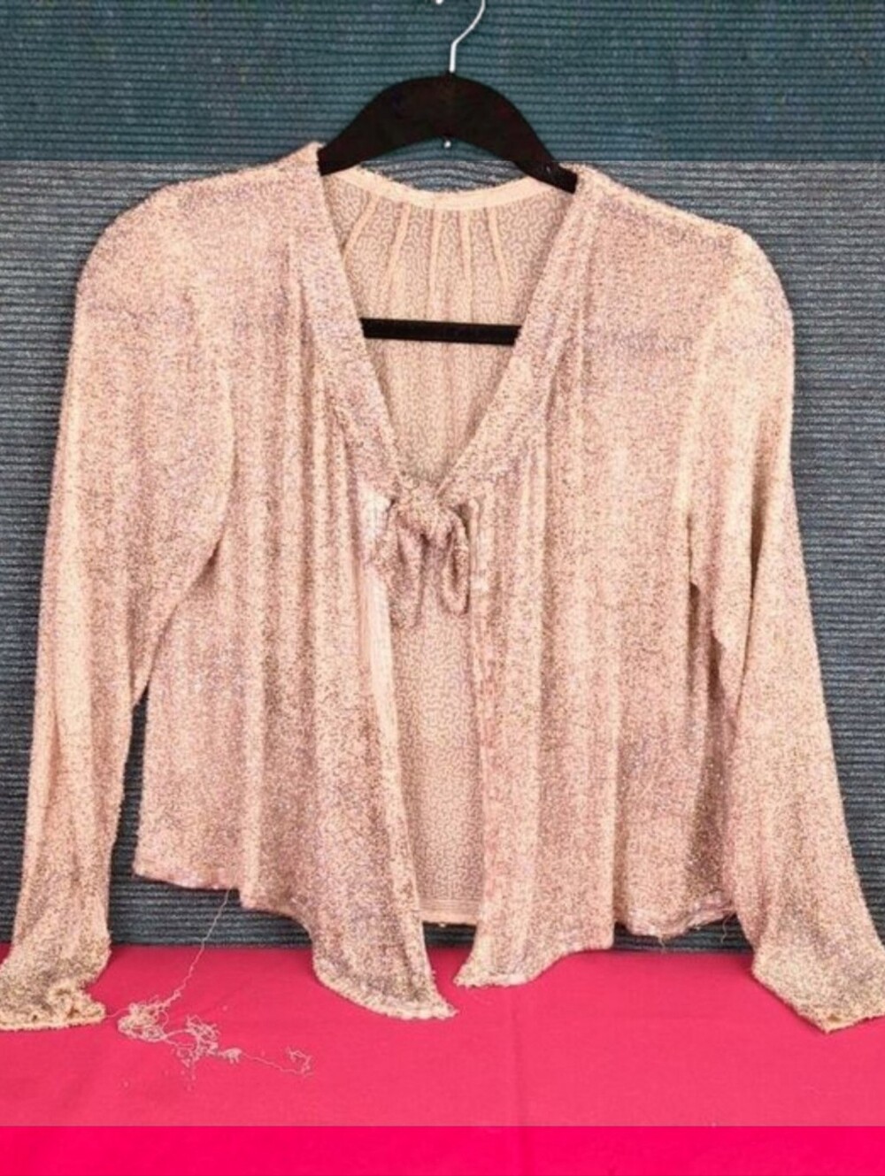 1920s Antique Beaded Silk Jacket Authentic Vintage/Antique!